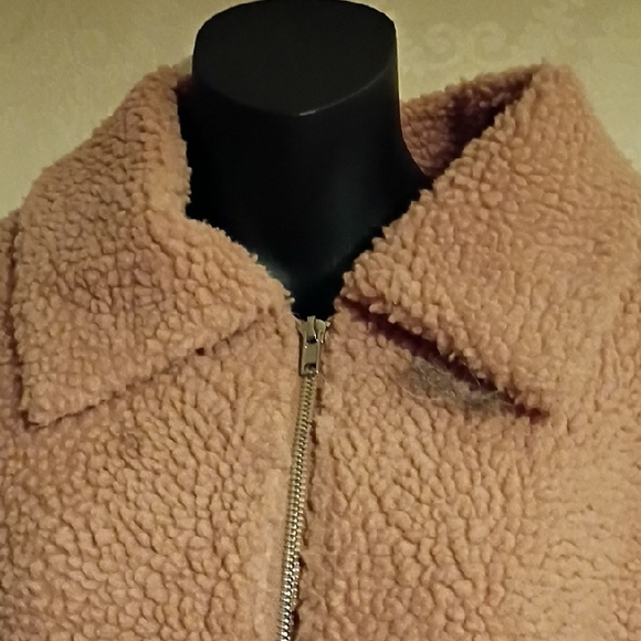 Princess Polly Mauve/ Rose Cozy Teddy Jacket. Size 6.Pretty Fall Color. - Picture 2 of 14
